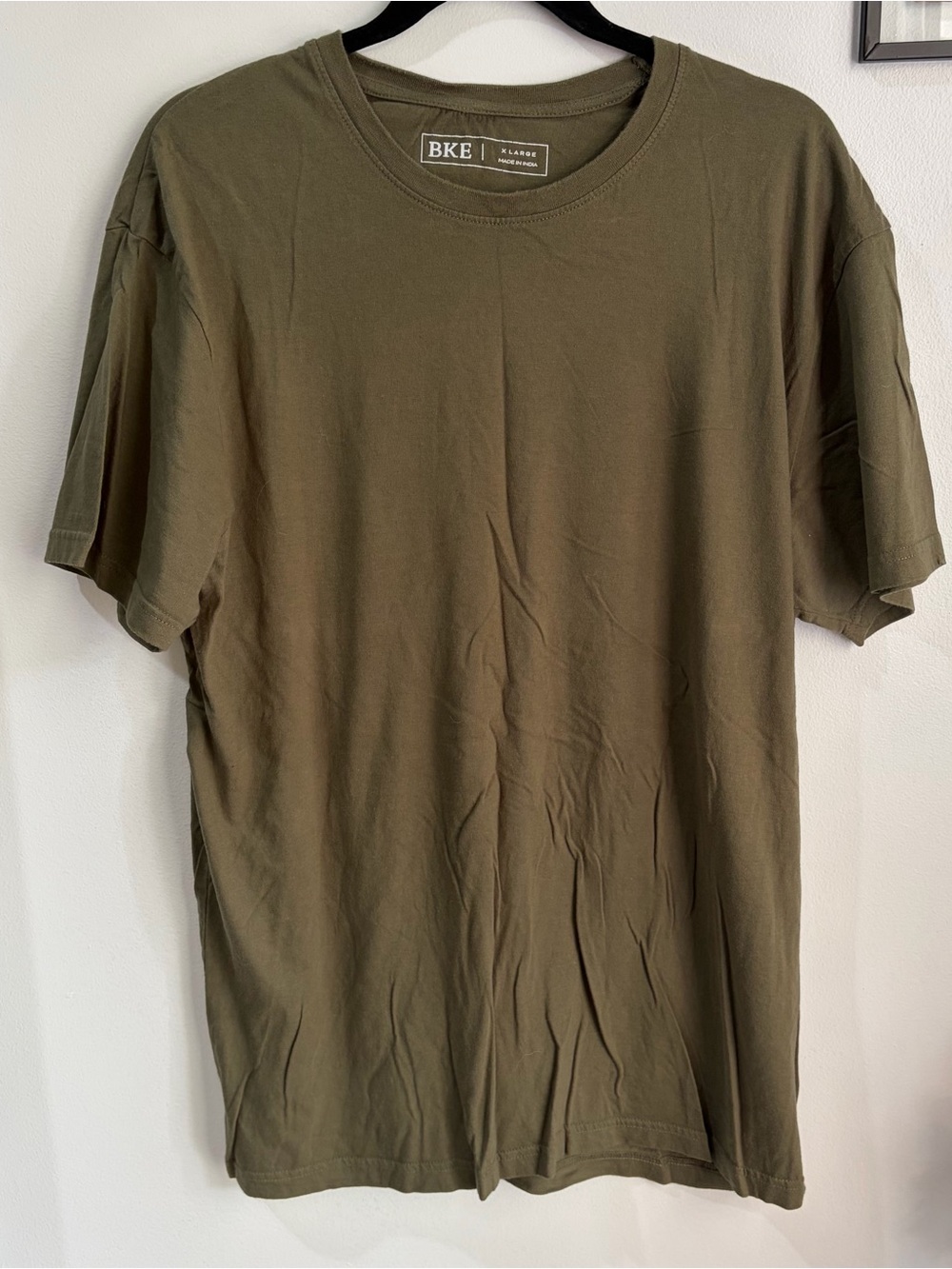 BKE Olive Crewneck Short Sleeve Tee